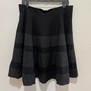 Size 14 Amanda + Chelsea Pleated Black Skirt